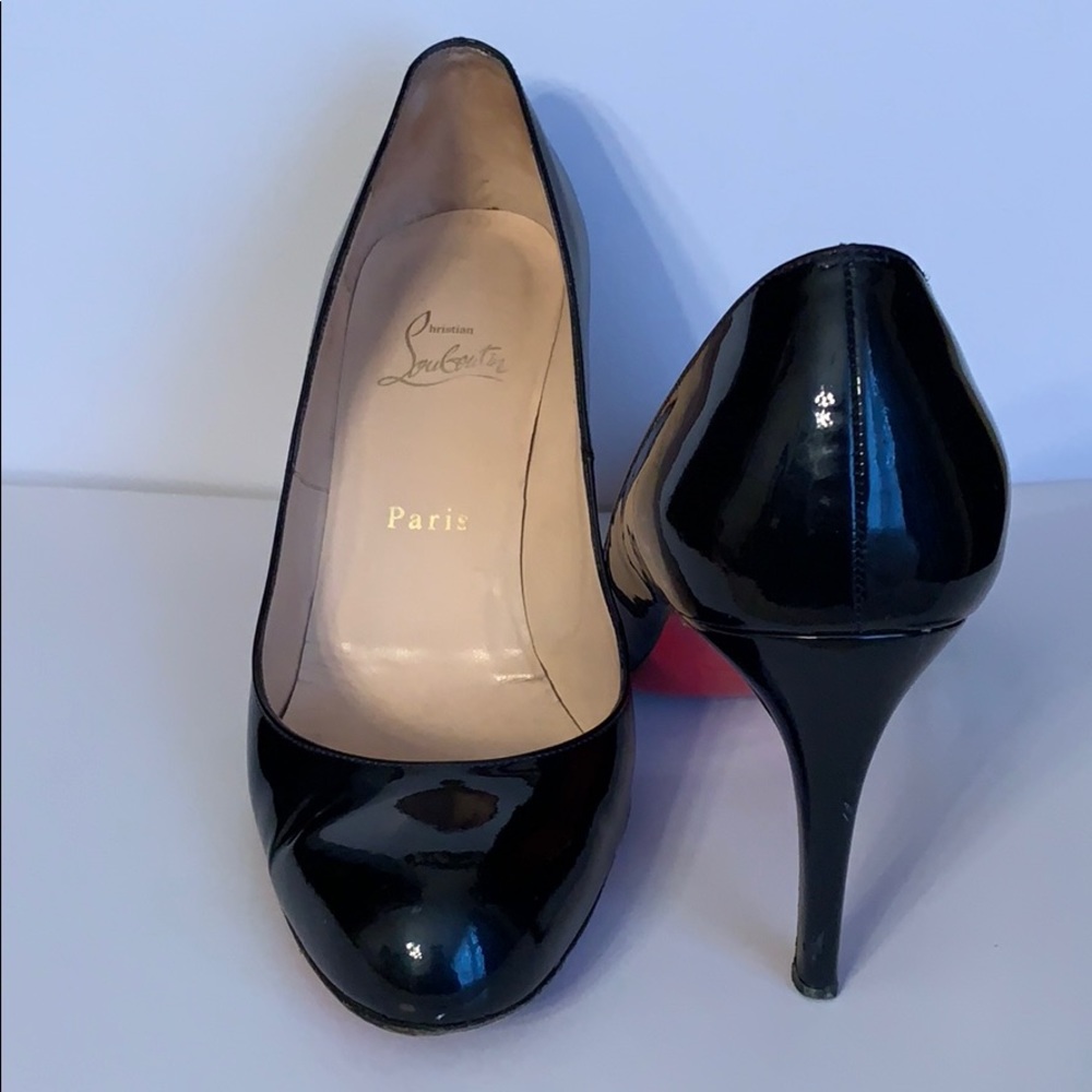 Patent Navy “Simple” Christian Louboutin Pumps 85